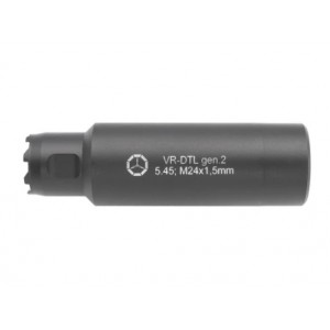 Дожигатель Вектор-7.62 VR-DTLS gen2 (сталь) M24x1.5 калибр 5.45/223 арт.: VR-DTLS-545-24-gen2